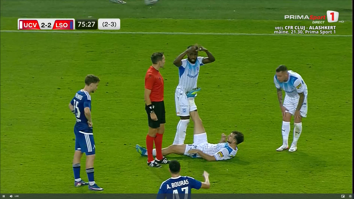 Lovitură pentru Craiova! S-a accidentat în returul cu Levski Sofia