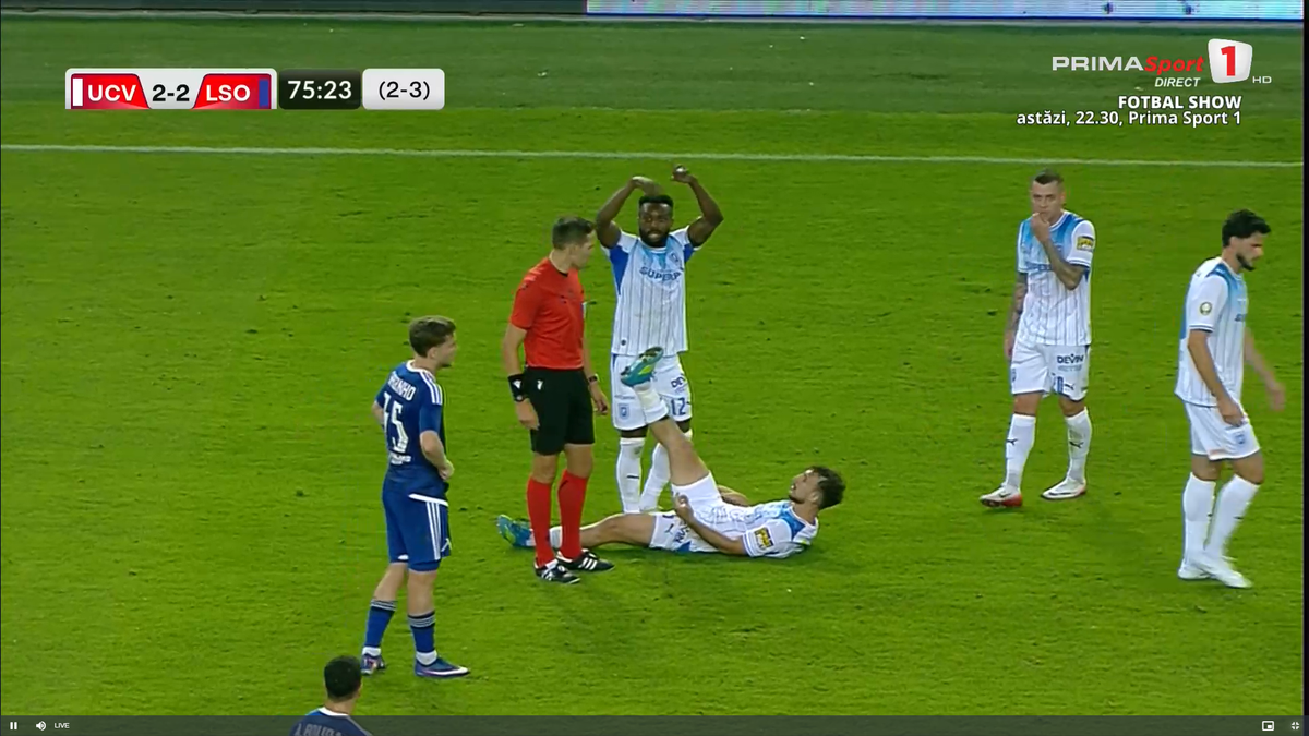 Lovitură pentru Craiova! S-a accidentat în returul cu Levski Sofia