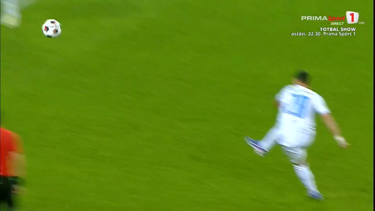 Adrian Rus, gol spectaculos în Universitatea Craiova - Levski Sofia