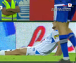 Anzor Mekvabishvili s-a accidentat în Universitatea Craiova - Levski Sofia // FOTO: captură Prima Sport