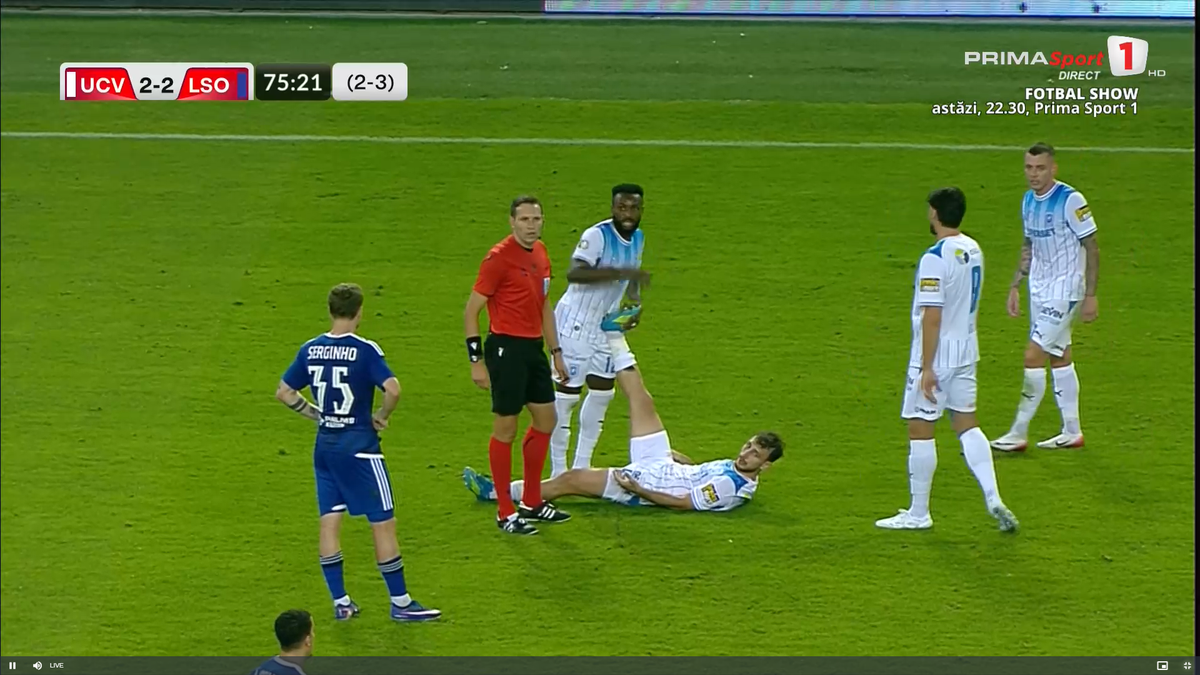 Lovitură pentru Craiova! S-a accidentat în returul cu Levski Sofia
