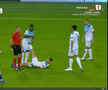 Anzor Mekvabishvili s-a accidentat în Universitatea Craiova - Levski Sofia // FOTO: captură Prima Sport