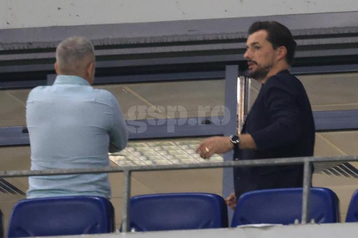 Mihai Rotaru și Mario Felgueiras, după Universitatea Craiova - Levski Sofia / Foto: Ionuț Iordache GSP