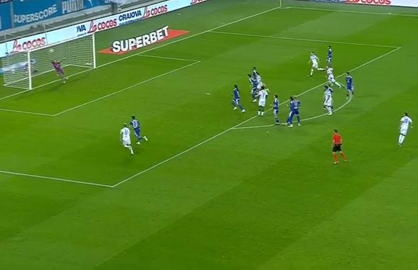 Adrian Rus, gol spectaculos în Universitatea Craiova - Levski Sofia