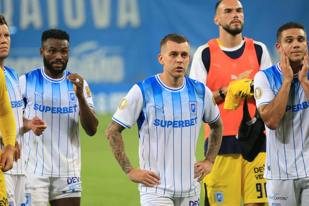 Imagini de meci Universitatea Craiova - Levski, foto: Ionuț Iordache / GSP