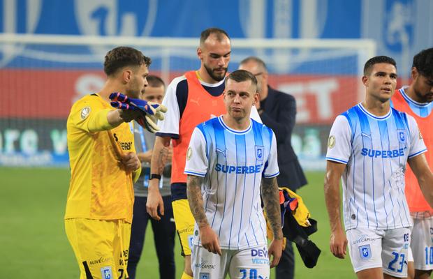 Diferență astronomică! Câți bani pierde Universitatea Craiova pentru „retrogradarea” din UCL în Europa League