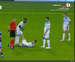 Anzor Mekvabishvili s-a accidentat în Universitatea Craiova - Levski Sofia // FOTO: captură Prima Sport