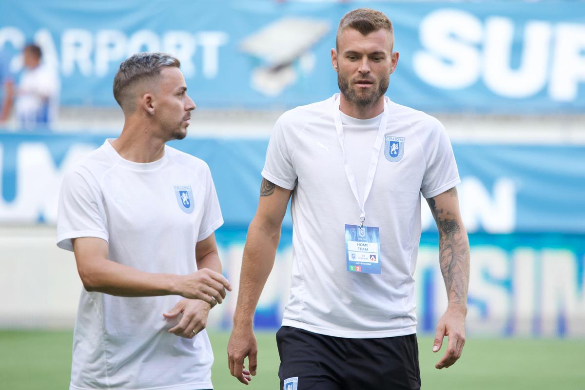 Craiova - Levski, imagini de la nivelul gazonului