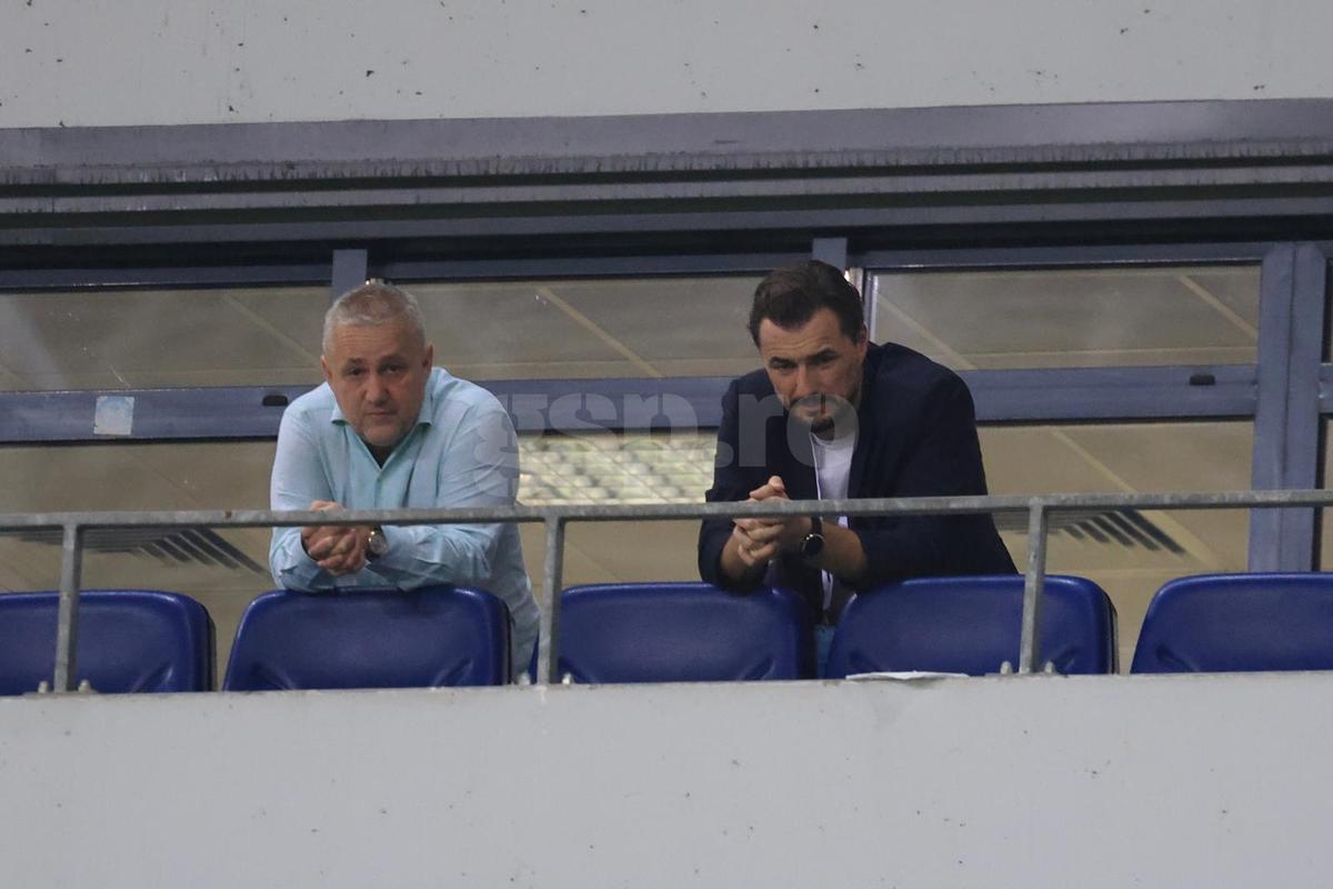 Mihai Rotaru și Mario Felgueiras, după Universitatea Craiova - Levski Sofia / Foto: Ionuț Iordache GSP