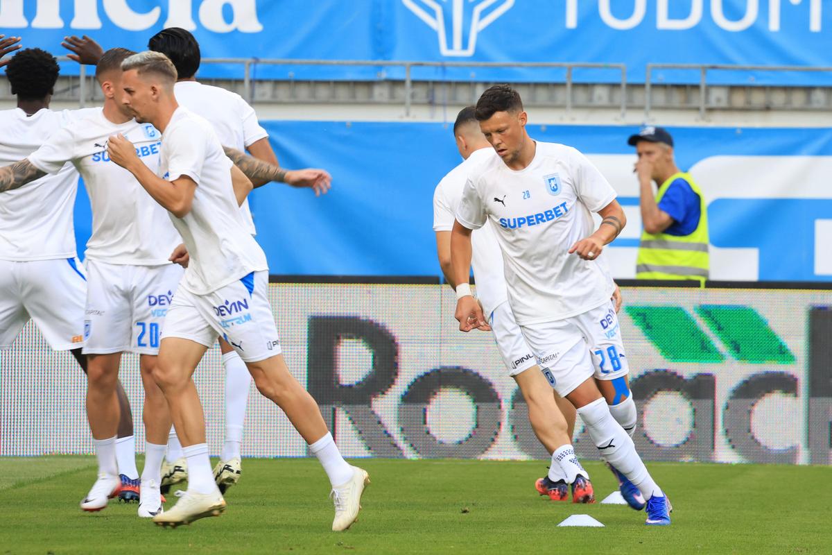 Craiova - Levski, imagini de la nivelul gazonului