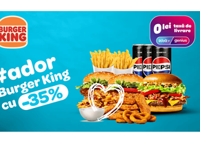 Wolt și Burger King lansează un parteneriat strategic și aduc noi combo-uri exclusive în aplicație