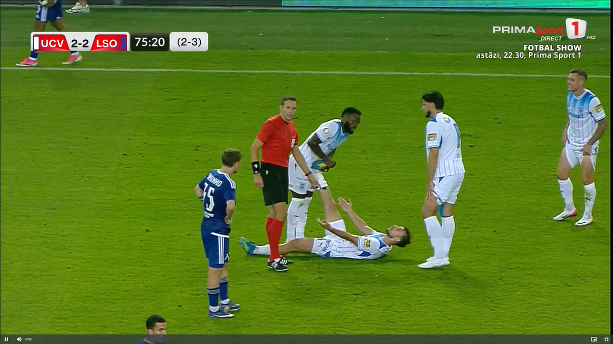 Lovitură pentru Craiova! S-a accidentat în returul cu Levski Sofia