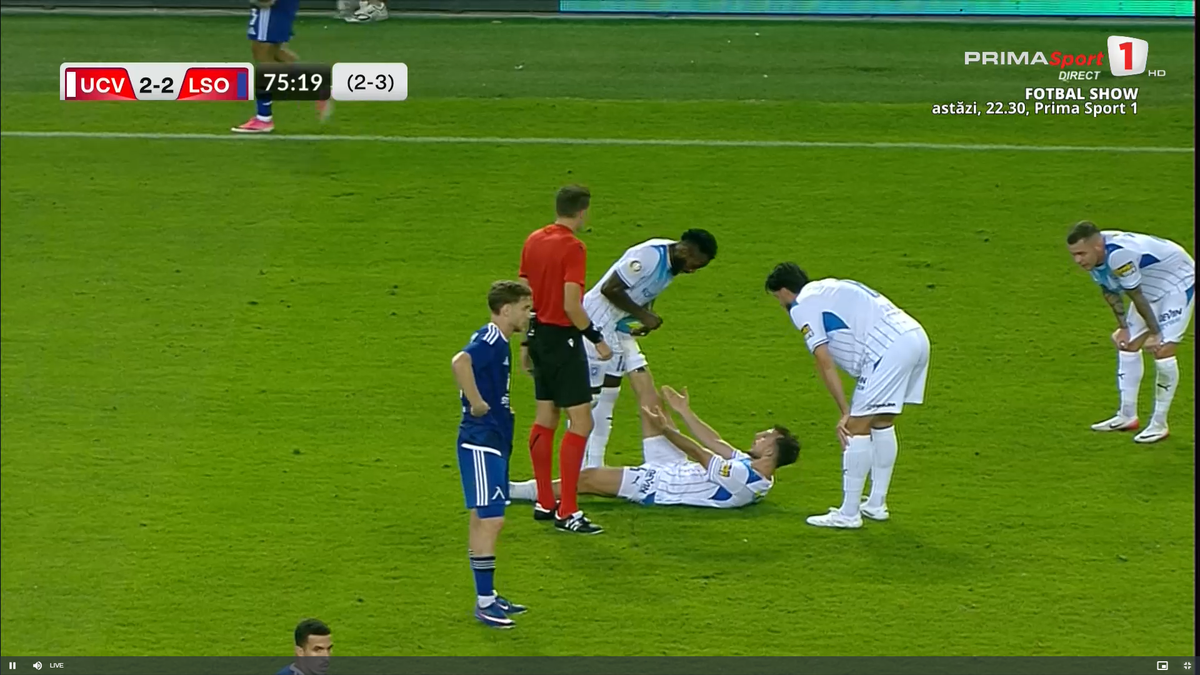 Lovitură pentru Craiova! S-a accidentat în returul cu Levski Sofia