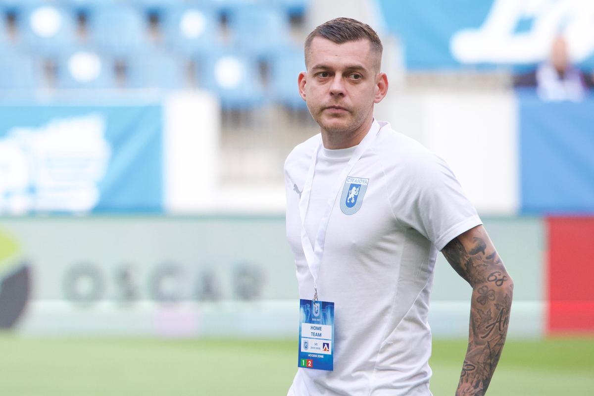 Craiova - Levski, imagini de la nivelul gazonului