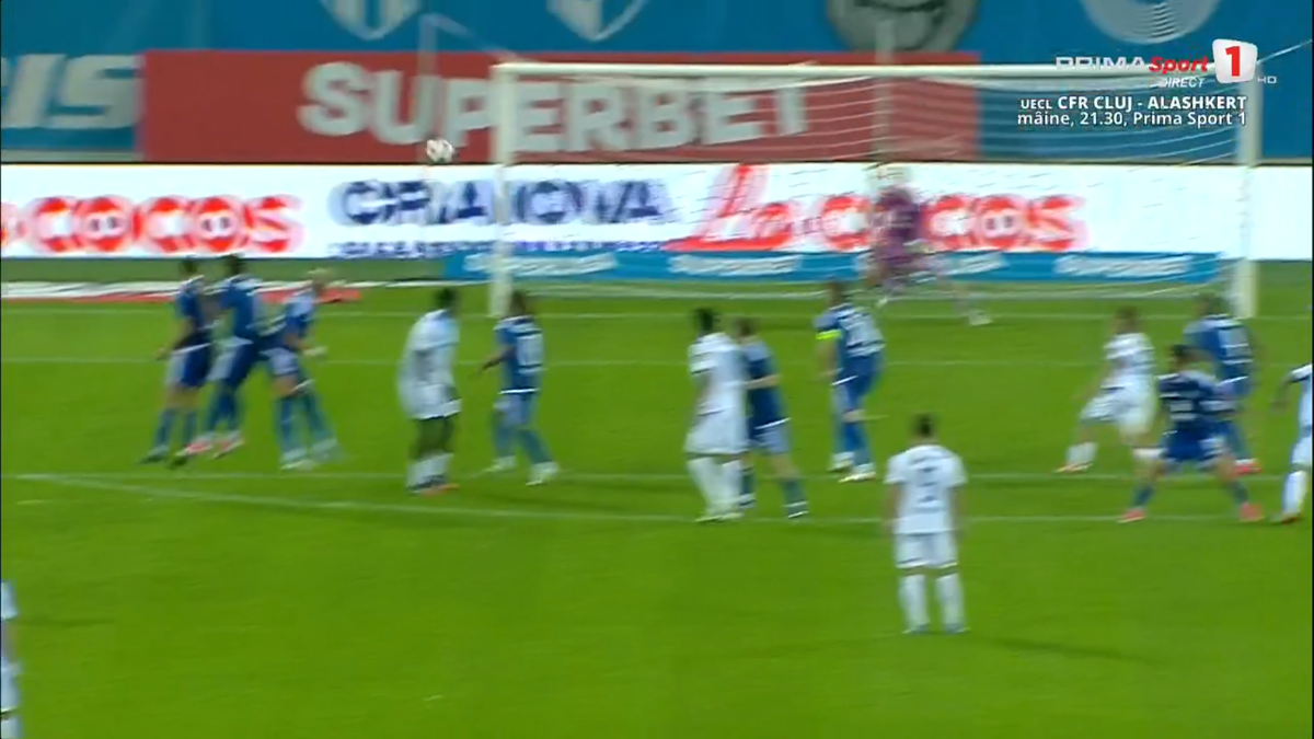 Adrian Rus, gol spectaculos în Universitatea Craiova - Levski Sofia