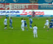 Golul marcat de Adrian Rus în Universitatea Craiova - Levski Sofia / Foto: Captură Prima Sport 1