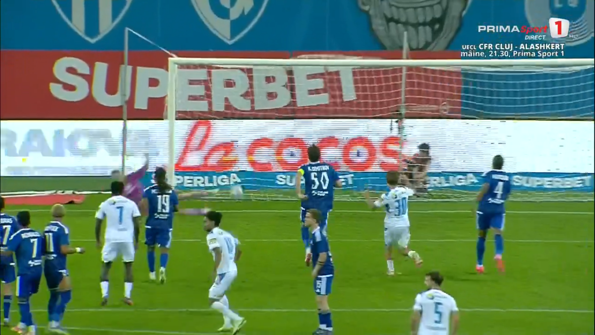 Adrian Rus, gol spectaculos în Universitatea Craiova - Levski Sofia
