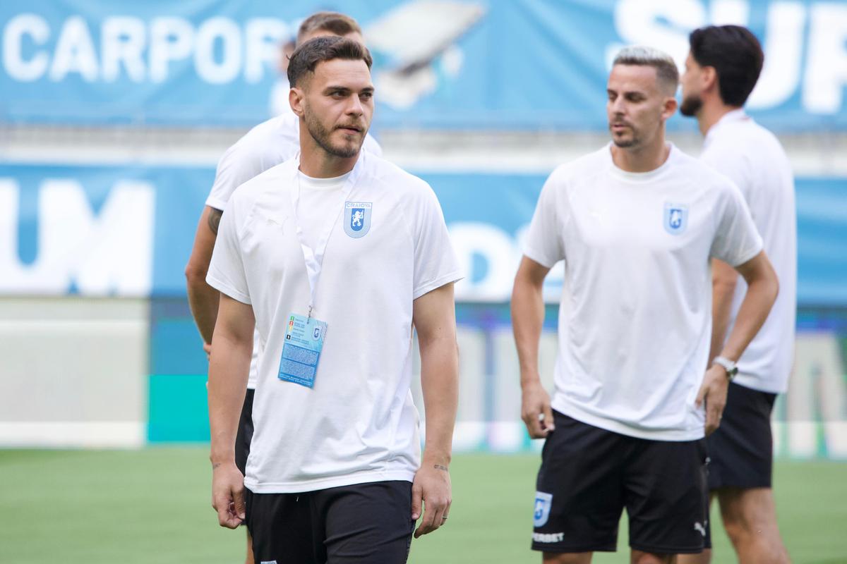 Craiova - Levski, imagini de la nivelul gazonului