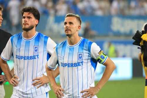 Nicușor Bancu în Universitatea Craiova - Levski, foto: Ionuț Iordache / GSP