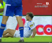 Anzor Mekvabishvili s-a accidentat în Universitatea Craiova - Levski Sofia // FOTO: captură Prima Sport