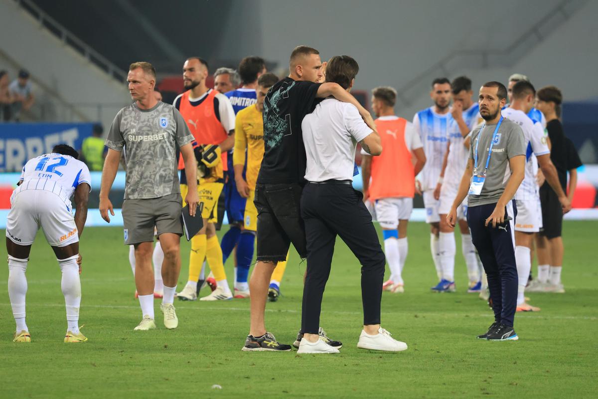 Jucătorii Craiovei, la finalul meciului cu Levski