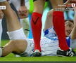 Anzor Mekvabishvili s-a accidentat în Universitatea Craiova - Levski Sofia // FOTO: captură Prima Sport