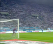 Golul marcat de Adrian Rus în Universitatea Craiova - Levski Sofia / Foto: Captură Prima Sport 1