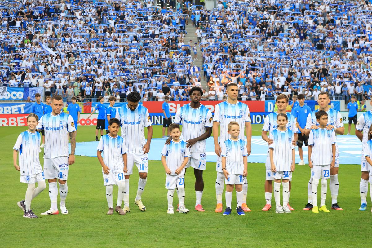 Imagini de meci Universitatea Craiova - Levski, foto: Ionuț Iordache / GSP
