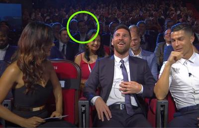 FOTO Răzvan Burleanu, cu ochii pe Messi și Ronaldo la gala UEFA :) » Cine a fost vedeta festivității de la Monaco