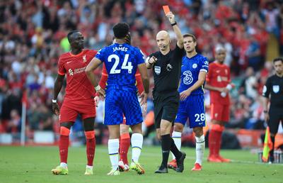 „Roșu” acordat prea ușor? Decizie cotestată în derby-ul Liverpool - Chelsea