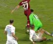 Faultul comis de Vlad în propriul careu, care a dus la penalty-ul obținut de CFR Cluj