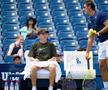 Simona Halep și antrenorul Patrick Mouratoglou în timpul unui antrenament de la Flushing Meadows FOTO Imago Images