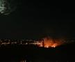 Incendiu puternic în parcul IOR din București » Fumul a ajuns în mai multe zone ale Capitalei