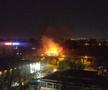 Incendiu puternic în parcul IOR din București » Fumul a ajuns în mai multe zone ale Capitalei