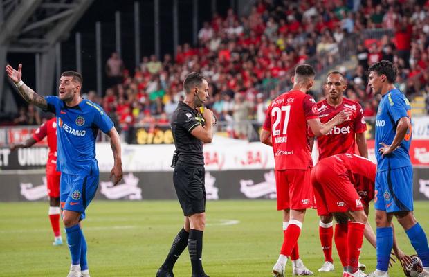 A apărut un nou unghi al penalty-ului dictat în UTA - FCSB! Mihai Stoica: „E un fake”