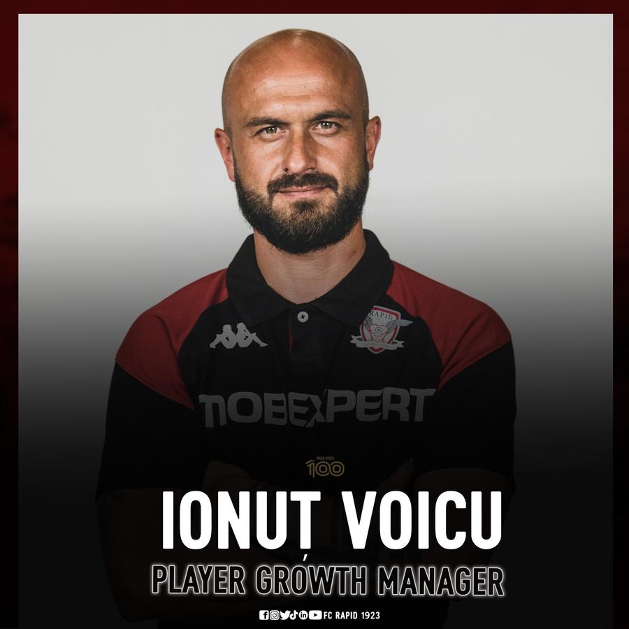 Ionuț Voicu a primit o nouă funcție la Rapid