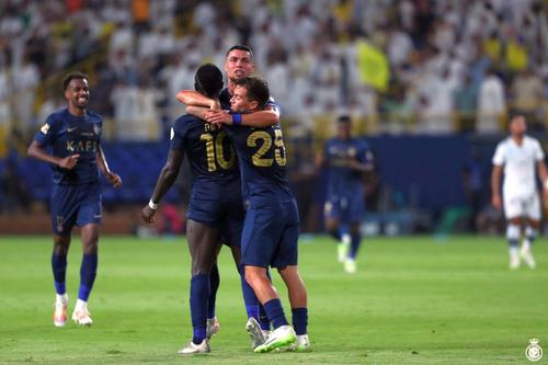 Ronaldo, alături de Mane și Otavio/ foto: Twitter @Al Nassr