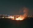 Incendiu puternic în parcul IOR din București » Fumul a ajuns în mai multe zone ale Capitalei