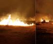Incendiu puternic în parcul IOR din București » Fumul a ajuns în mai multe zone ale Capitalei