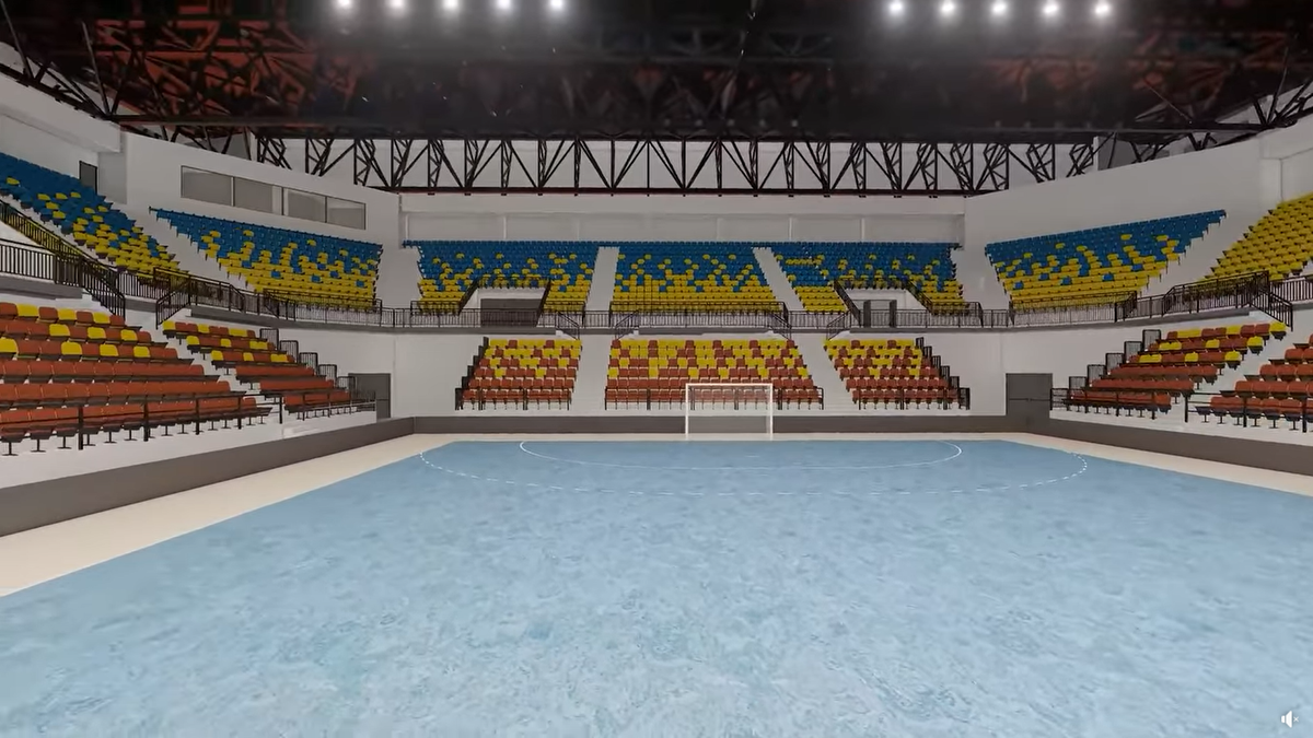 Sala Polivalentă din Brăila / randări, foto: Facebook