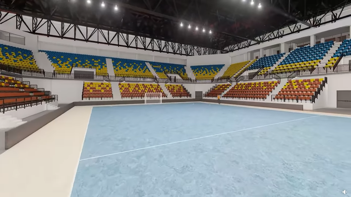 Sala Polivalentă din Brăila / randări, foto: Facebook