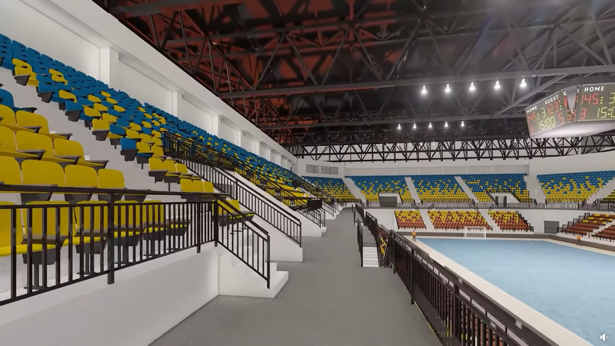 Sala Polivalentă din Brăila / randări, foto: Facebook
