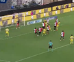 Gol de lângă Drăgușin în Fiorentina - Frosinone / FOTO: Captură TV @Digi Sport