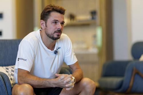 Stan Wawrinka în timpul unui interviu FOTO Imago Images