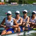 Barca feminină de 4 rame a României la CM 2026 Foto: FR Canotaj/Balint Czucz