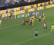 Gol de lângă Drăgușin în Fiorentina - Frosinone / FOTO: Captură TV @Digi Sport