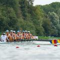 Barca feminină de 8 plus 1 rame a României la CM 2026 Foto: FR Canotaj/Balint Czucz