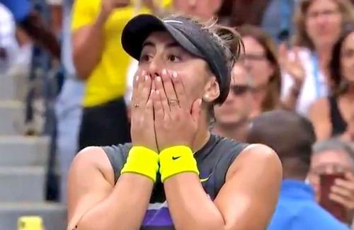Bianca Andreescu (20 de ani, 7 WTA), jucătoarea canadiană cu origini românești, se clasează pe locul 5 în acest clasament, la egalitate cu superstarul Neymar.
