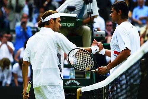 Mark Philippoussis este jucătorul împotriva căruia Roger Federer a câștigat prima sa finală de Grand Slam, la Wimbledon 2003, foto: Imago