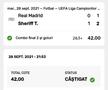 Bilete Real Madrid - Sheriff Tirapsol